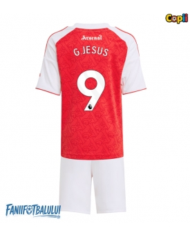 Arsenal Gabriel Jesus #9 Echipament de Fotbal Replică 2025-26 Copii Acasa (+ Șorturi)
